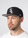 Бейсболка 47 BRAND арт. B-SRS06WBP-BKD Chicago White Sox MLB (черный)